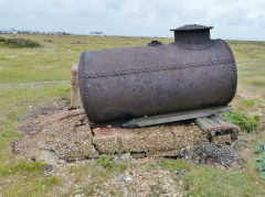 Beach ironmongery, Dungeness, June 2013